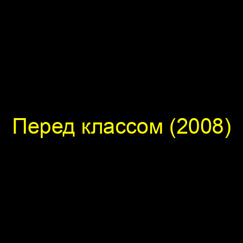 Перед классом (2008)