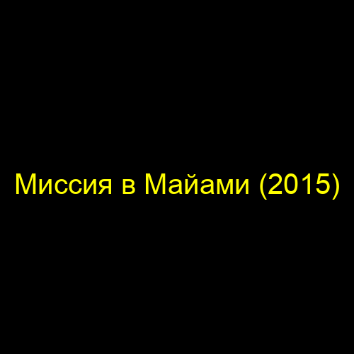 Миссия в Майами (2015)