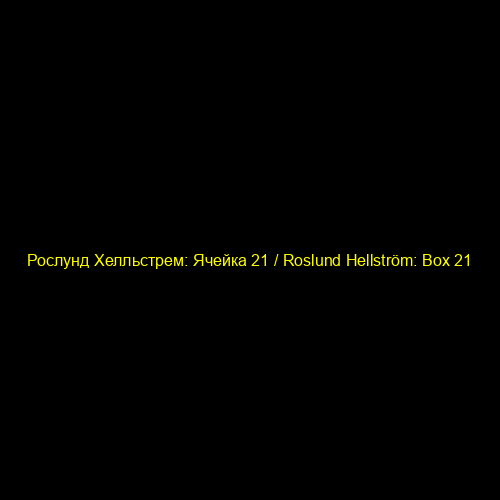 Рослунд Хелльстрем: Ячейка 21 / Roslund Hellström: Box 21