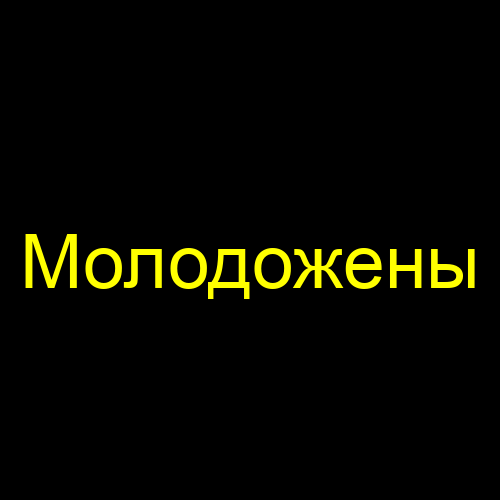 Молодожены