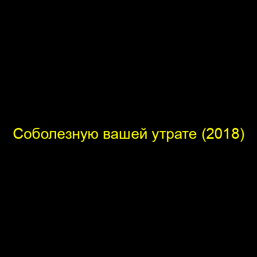 Соболезную вашей утрате (2018)