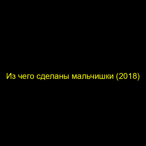 Из чего сделаны мальчишки (2018)